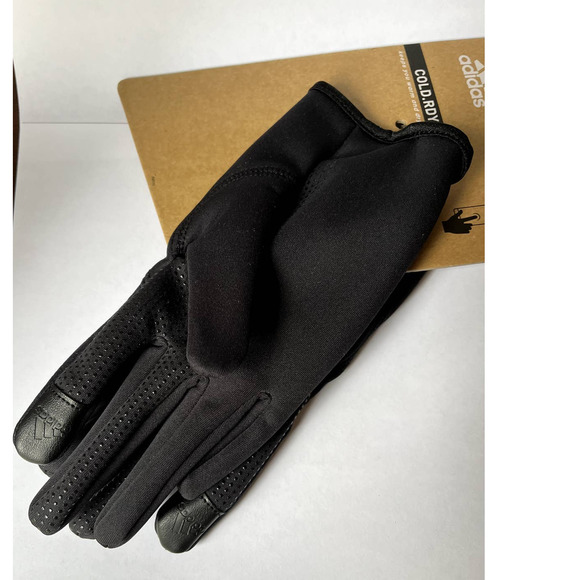 Adidas Cold.Rdy Gloves Black Size Small Running Gear New - Picture 4 of 8
